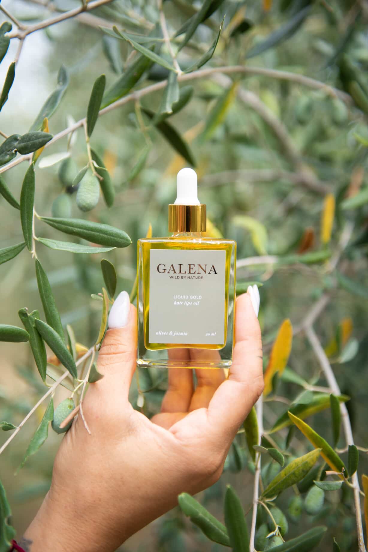 GALENA Liquid Gold - olje za konice las - slika 2